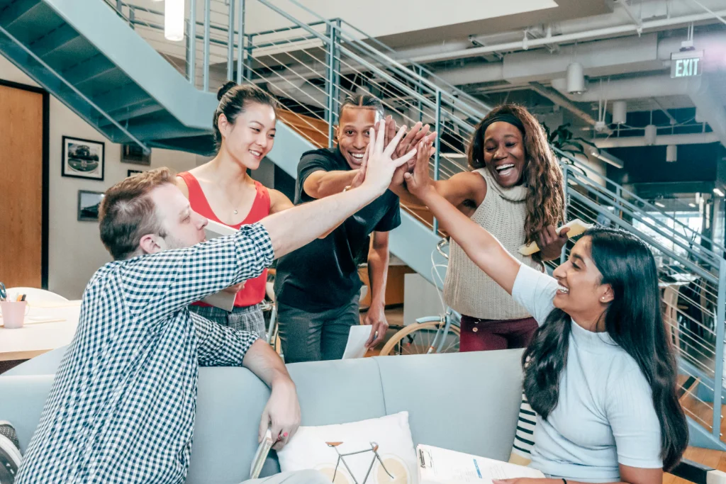 Team planning a political strategy